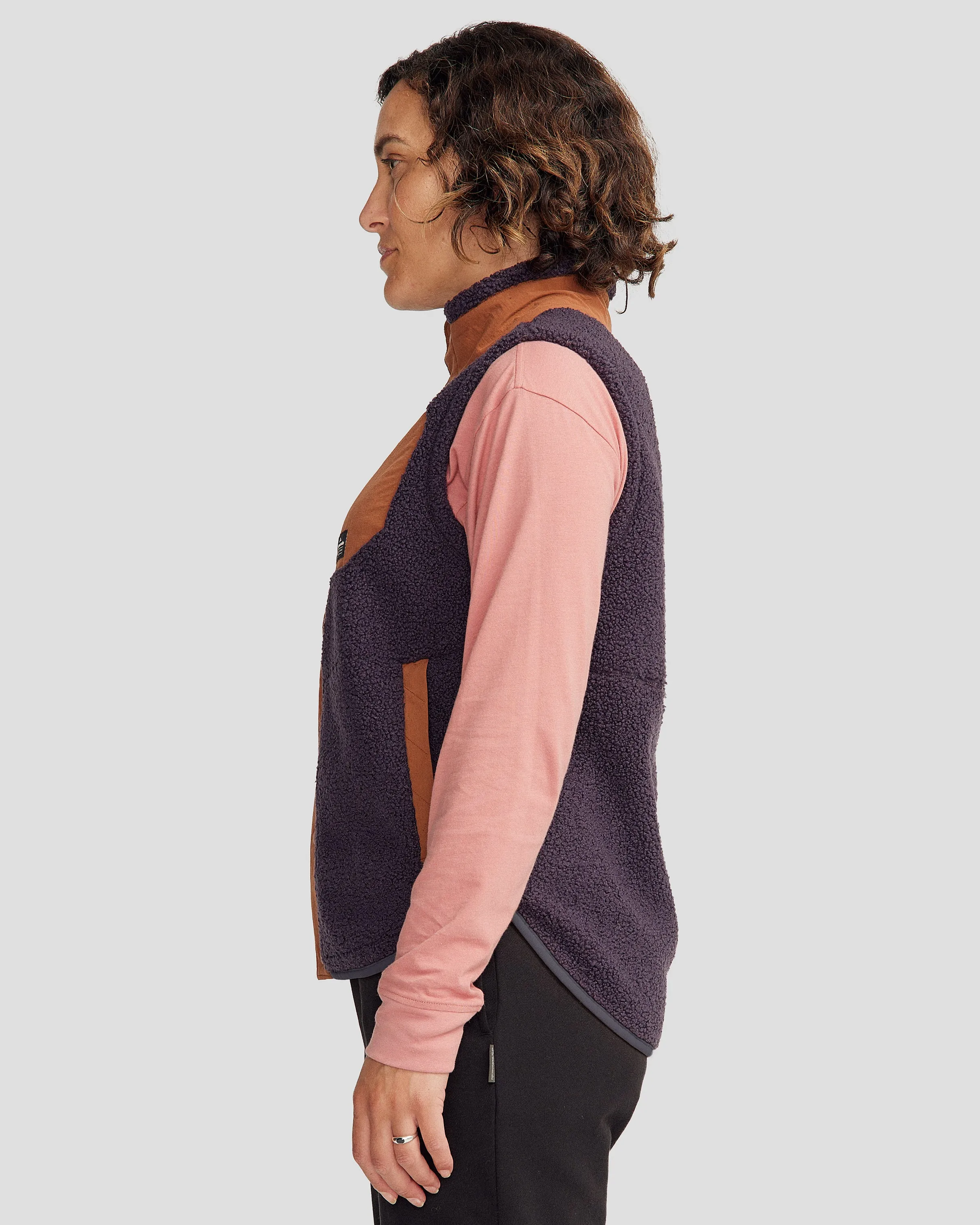 Women's Co-Z High Pile Vest - Orbit/Woodsy