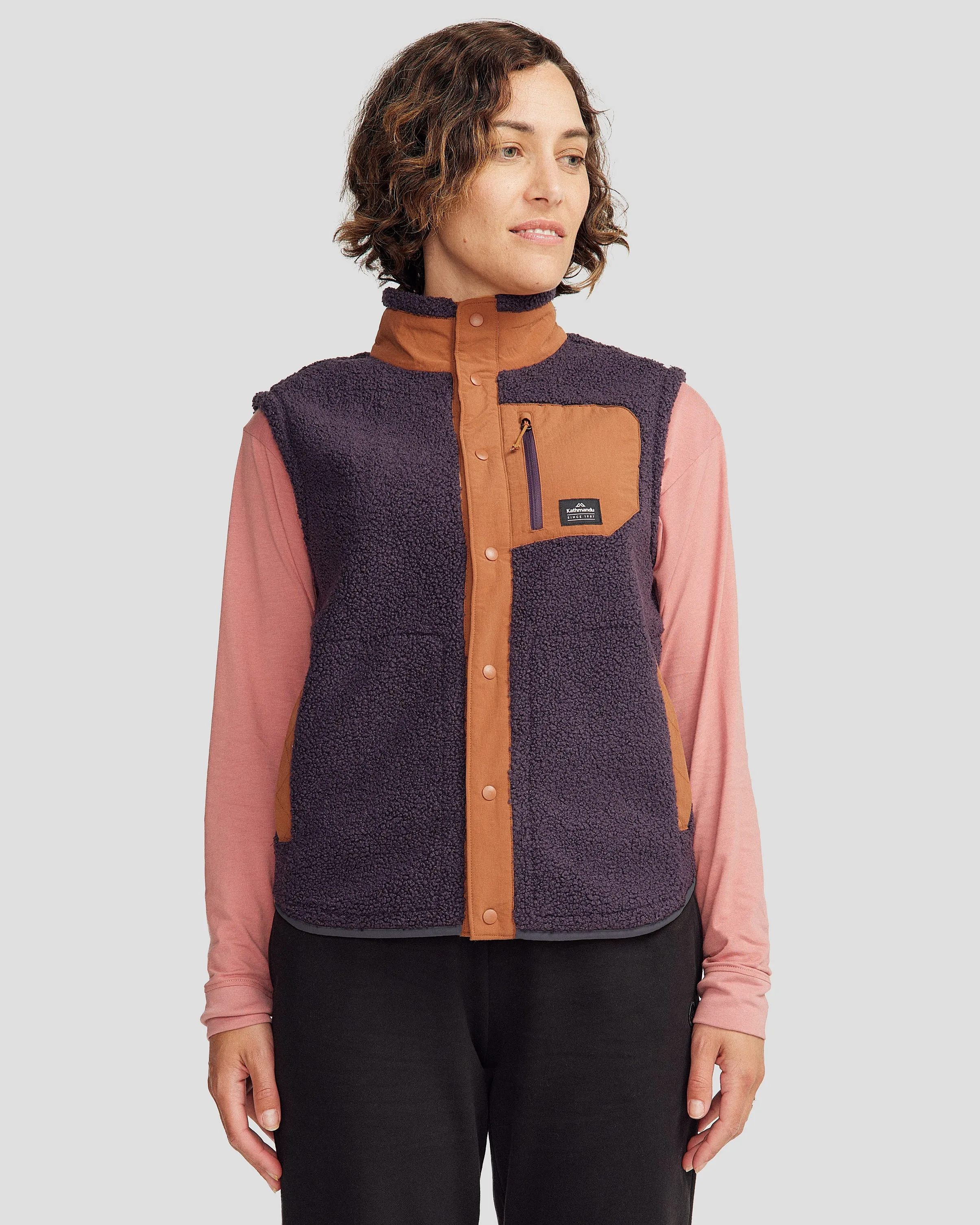 Women's Co-Z High Pile Vest - Orbit/Woodsy