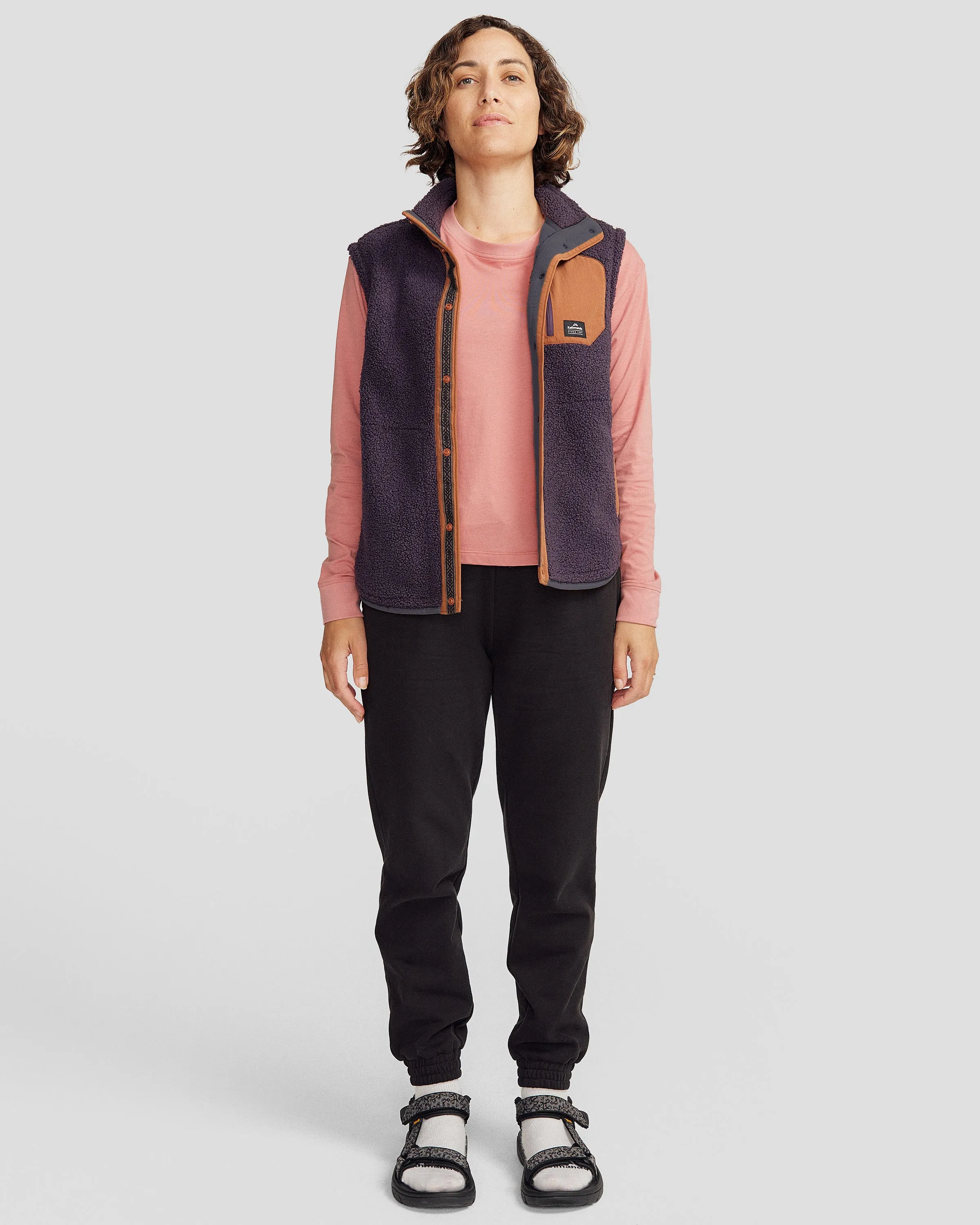 Women's Co-Z High Pile Vest - Orbit/Woodsy