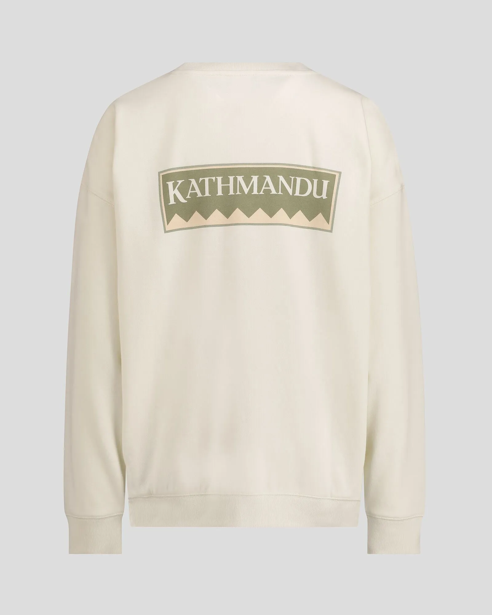 Women's Heritage Logo Slouchy LT BB Crew Sweatshirt - Natural