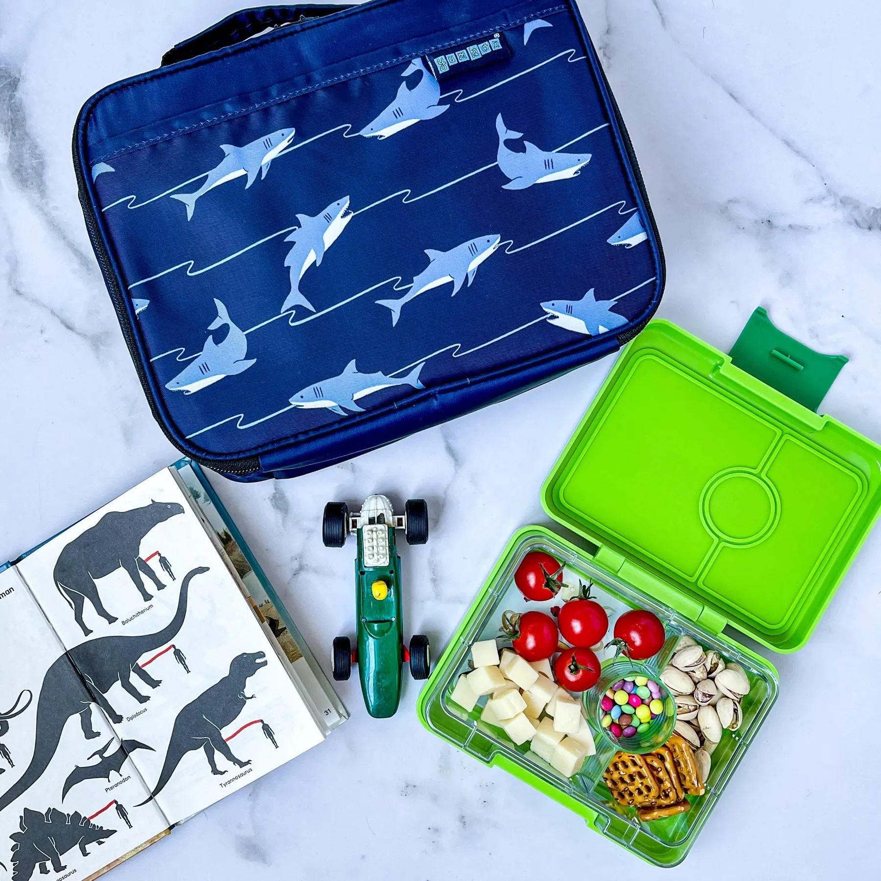 Yumbox Insulated Lunch Bag - Blue Shark
